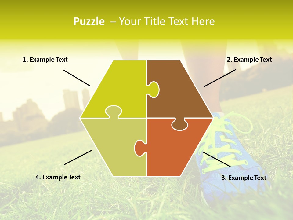 Healthy Girl Sportswear PowerPoint Template