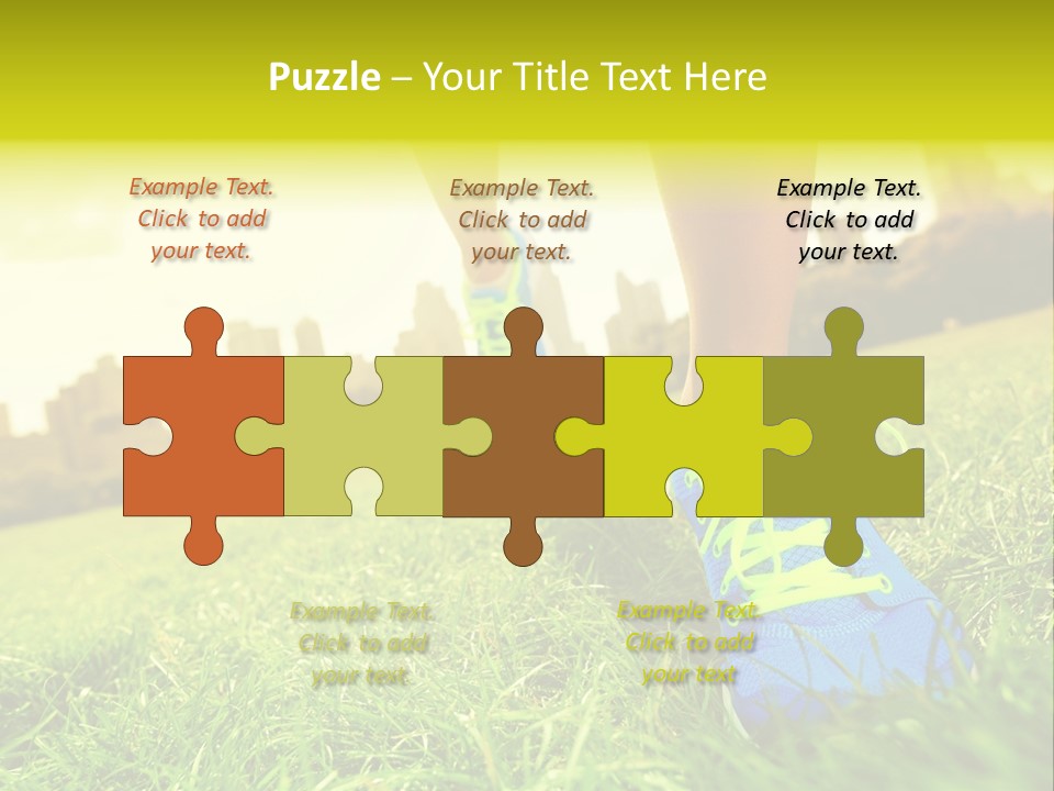 Healthy Girl Sportswear PowerPoint Template