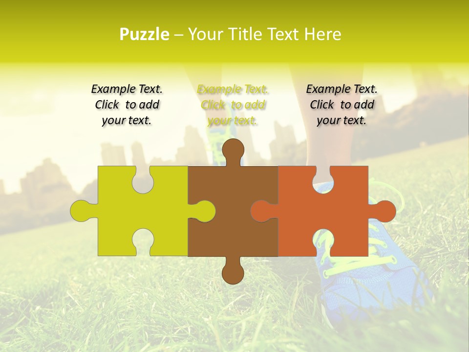 Healthy Girl Sportswear PowerPoint Template