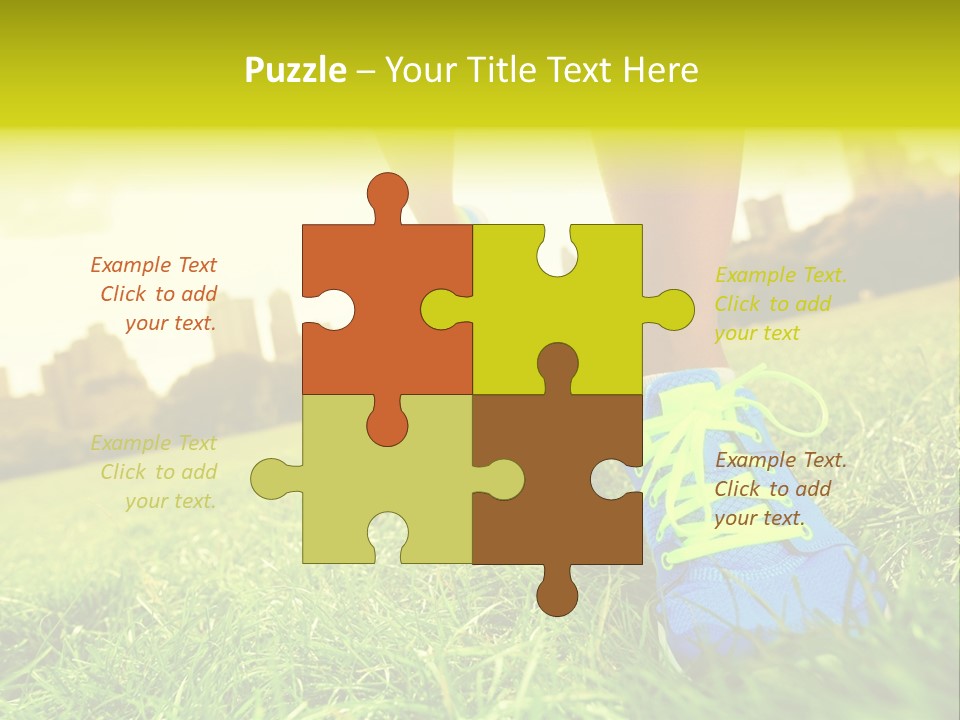 Healthy Girl Sportswear PowerPoint Template