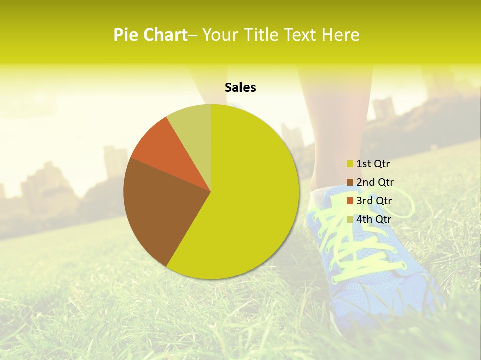 Healthy Girl Sportswear PowerPoint Template