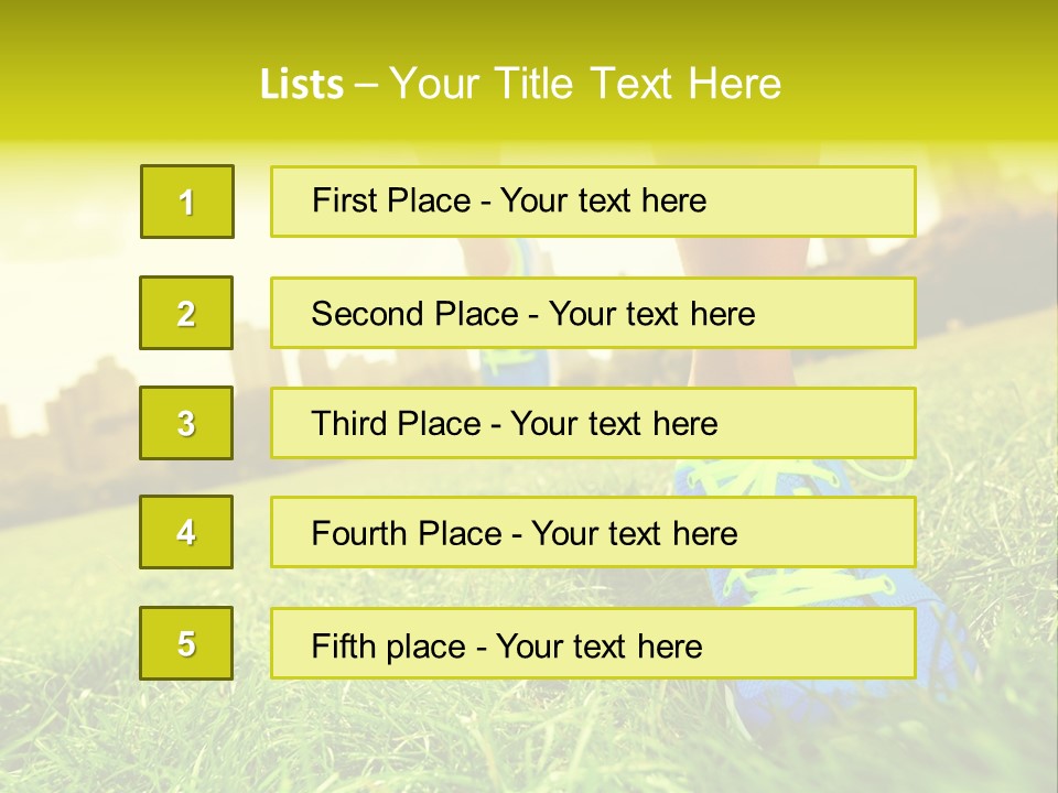 Healthy Girl Sportswear PowerPoint Template