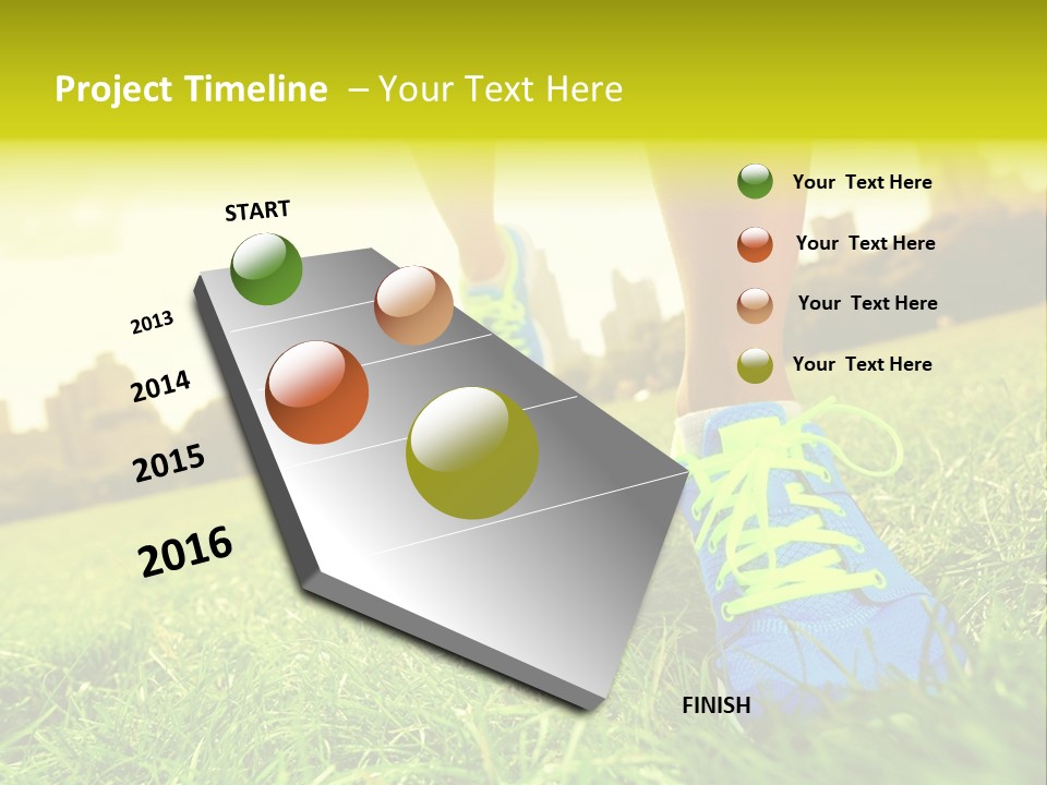 Healthy Girl Sportswear PowerPoint Template