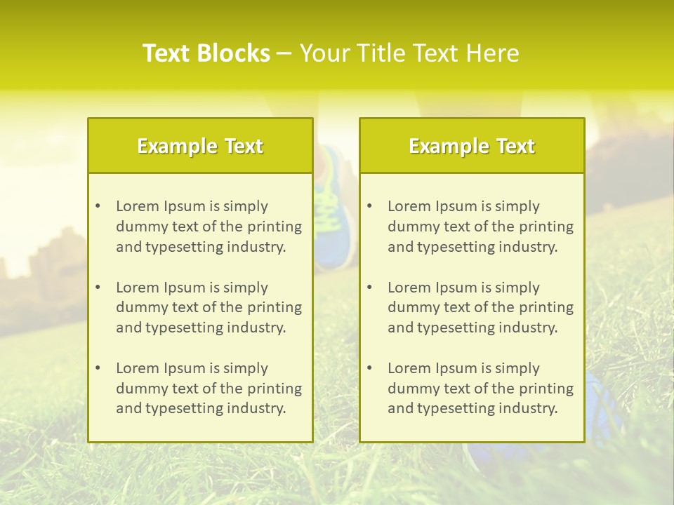 Healthy Girl Sportswear PowerPoint Template