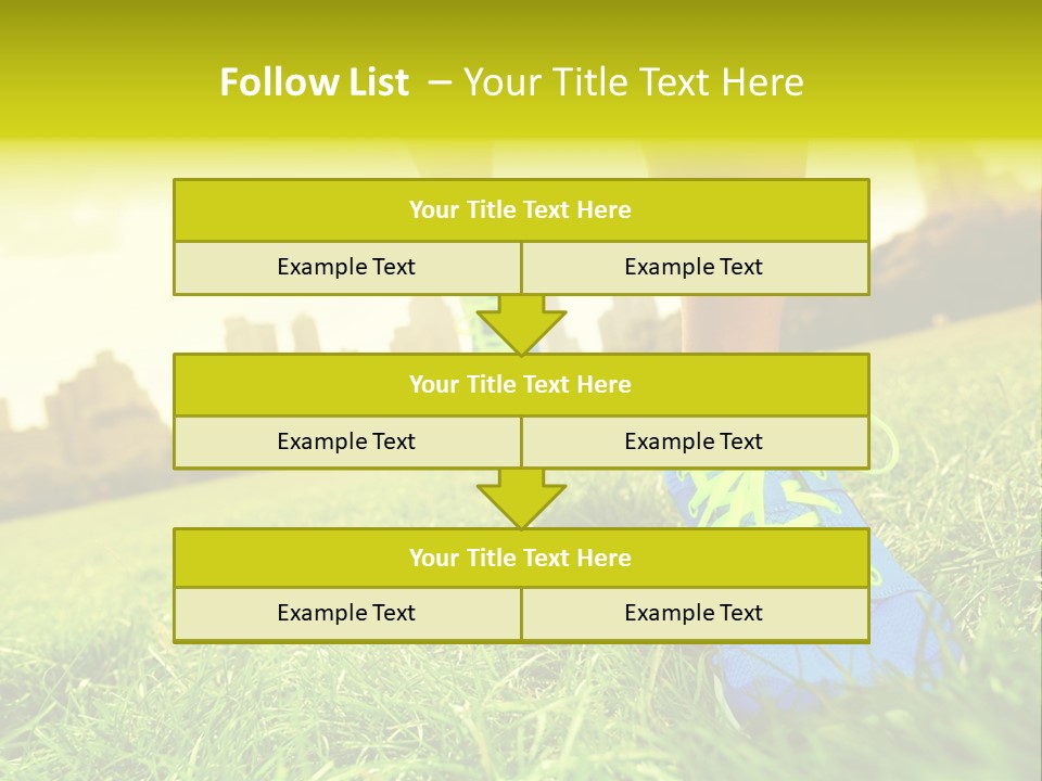 Healthy Girl Sportswear PowerPoint Template