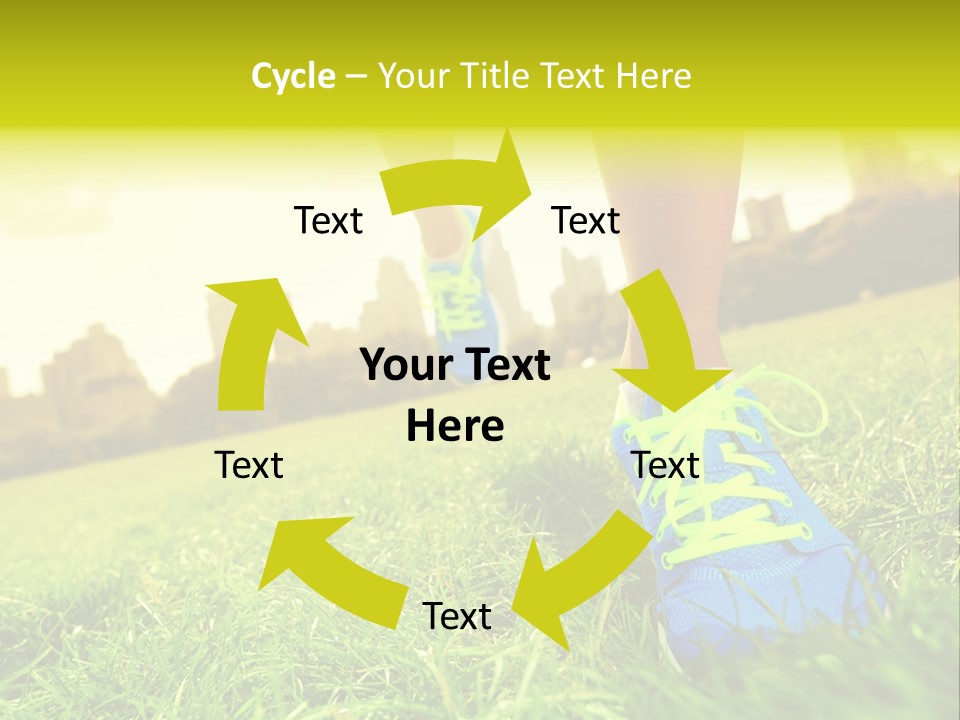 Healthy Girl Sportswear PowerPoint Template