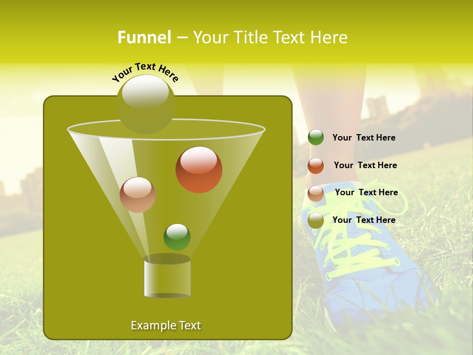 Healthy Girl Sportswear PowerPoint Template