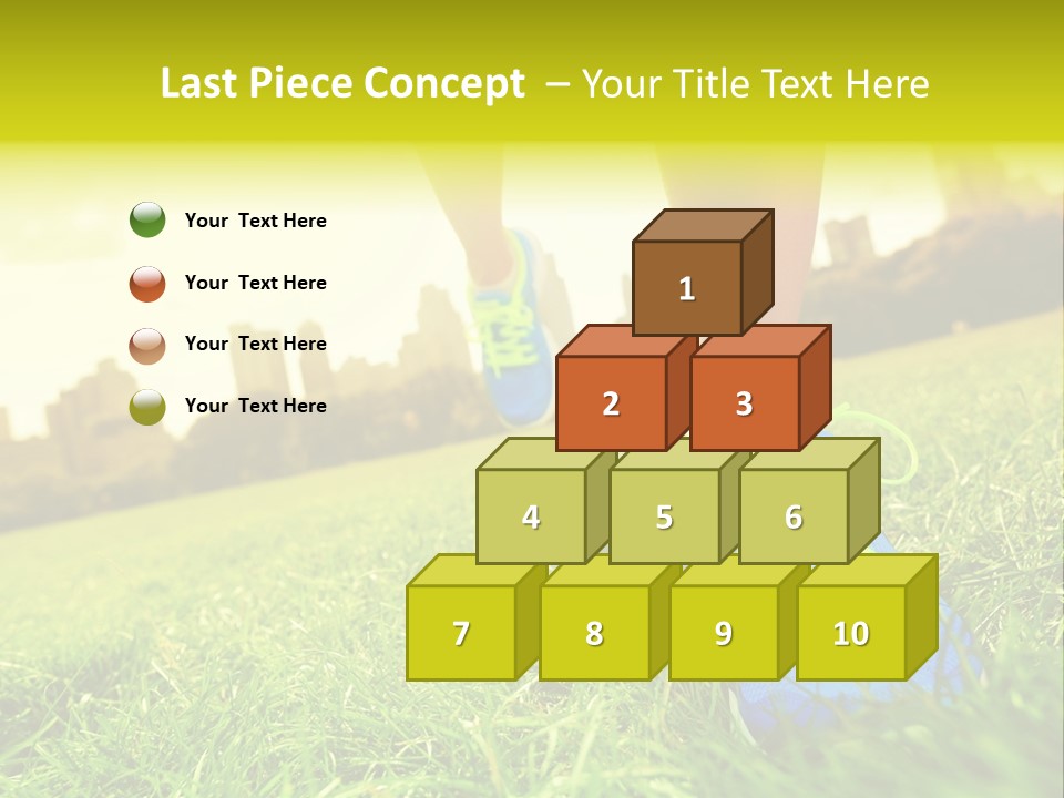 Healthy Girl Sportswear PowerPoint Template