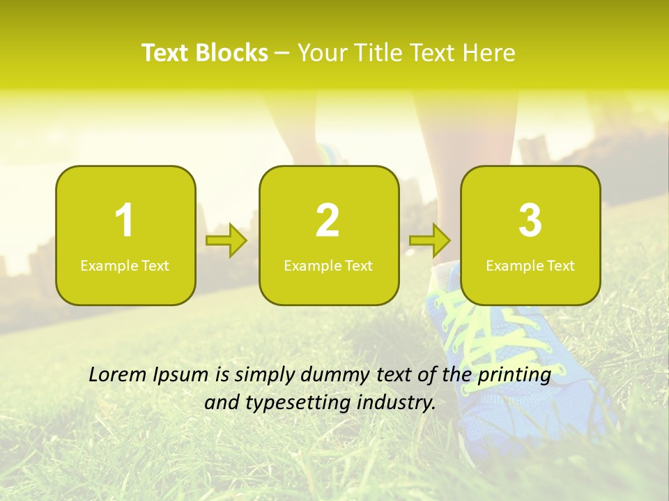 Healthy Girl Sportswear PowerPoint Template