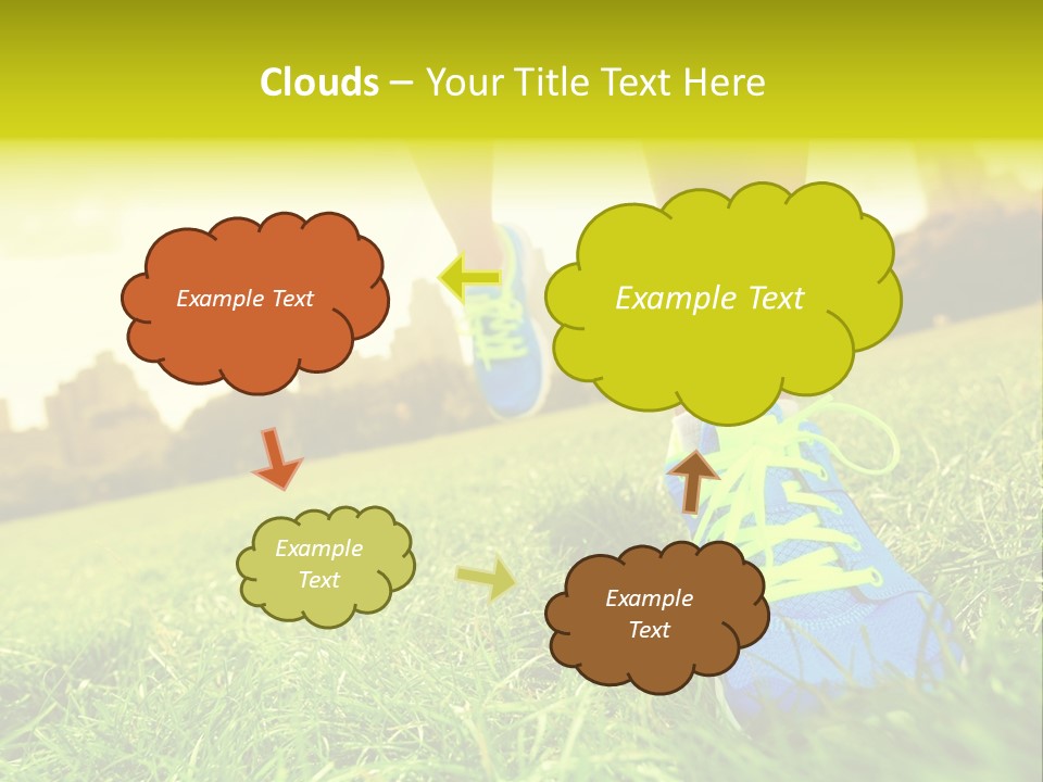 Healthy Girl Sportswear PowerPoint Template