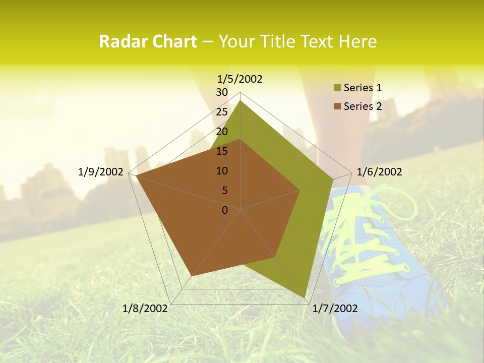 Healthy Girl Sportswear PowerPoint Template