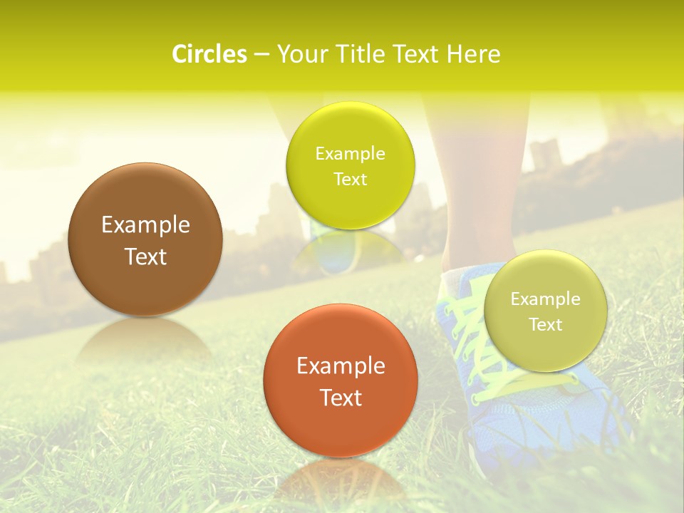 Healthy Girl Sportswear PowerPoint Template