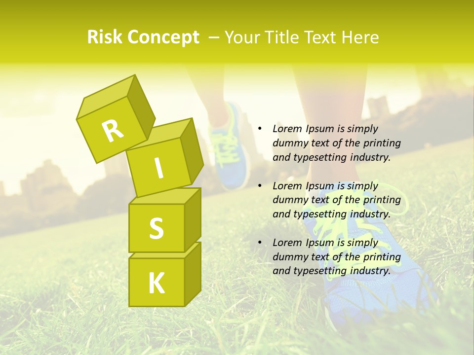 Healthy Girl Sportswear PowerPoint Template