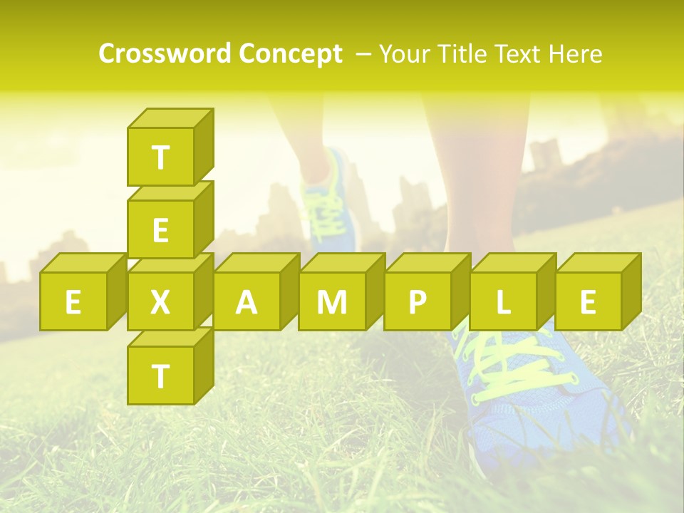 Healthy Girl Sportswear PowerPoint Template