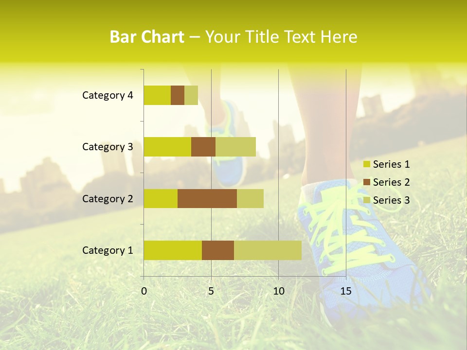 Healthy Girl Sportswear PowerPoint Template