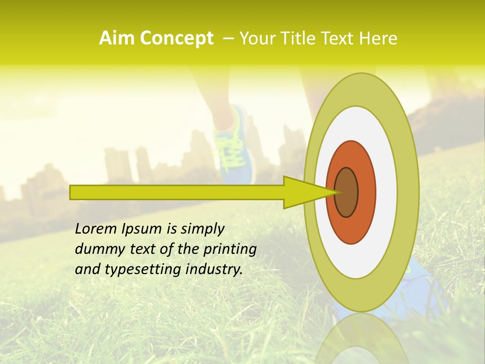 Healthy Girl Sportswear PowerPoint Template