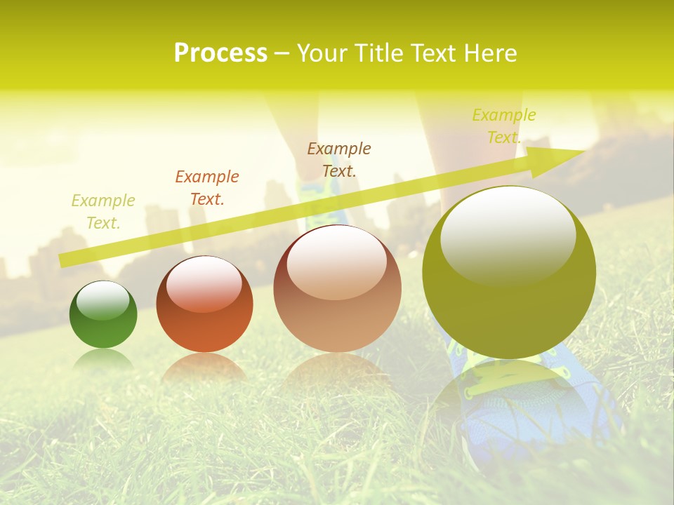 Healthy Girl Sportswear PowerPoint Template