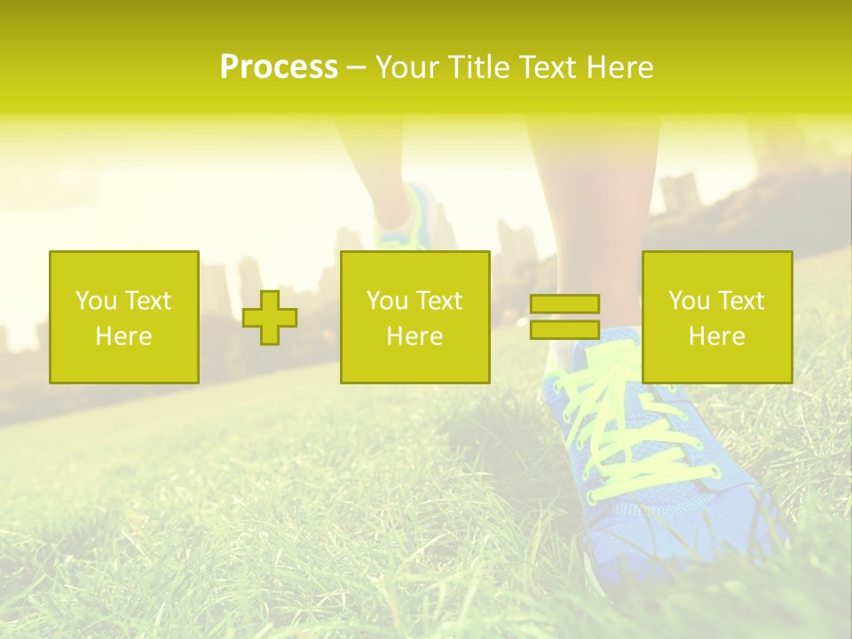 Healthy Girl Sportswear PowerPoint Template