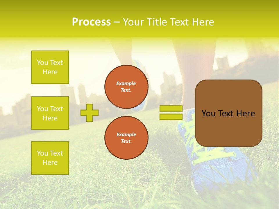 Healthy Girl Sportswear PowerPoint Template