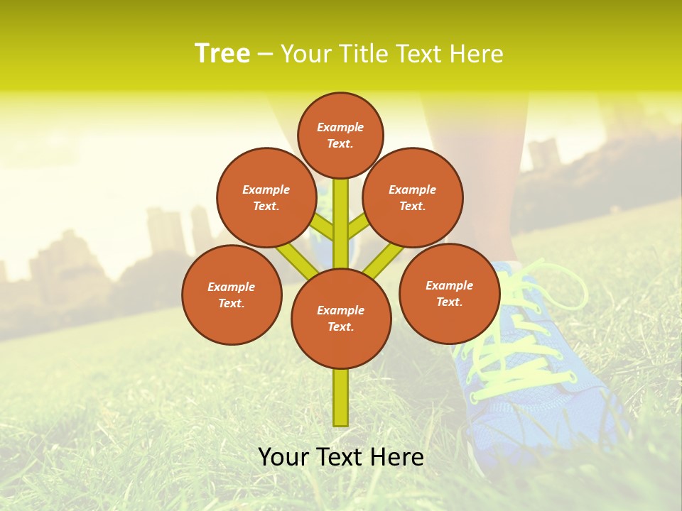 Healthy Girl Sportswear PowerPoint Template