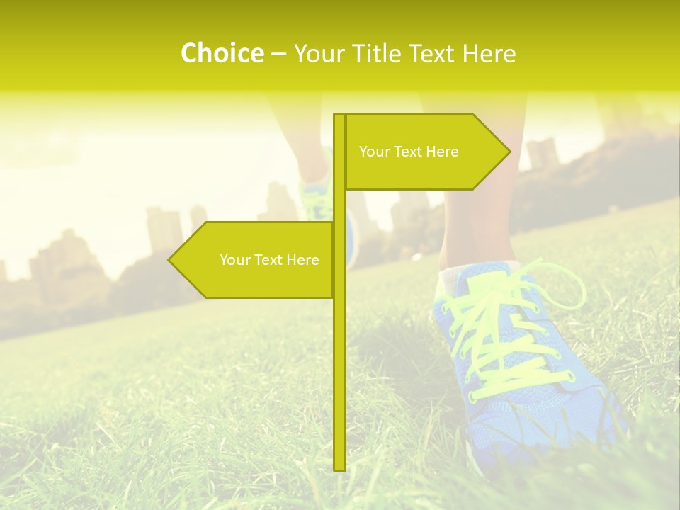 Healthy Girl Sportswear PowerPoint Template