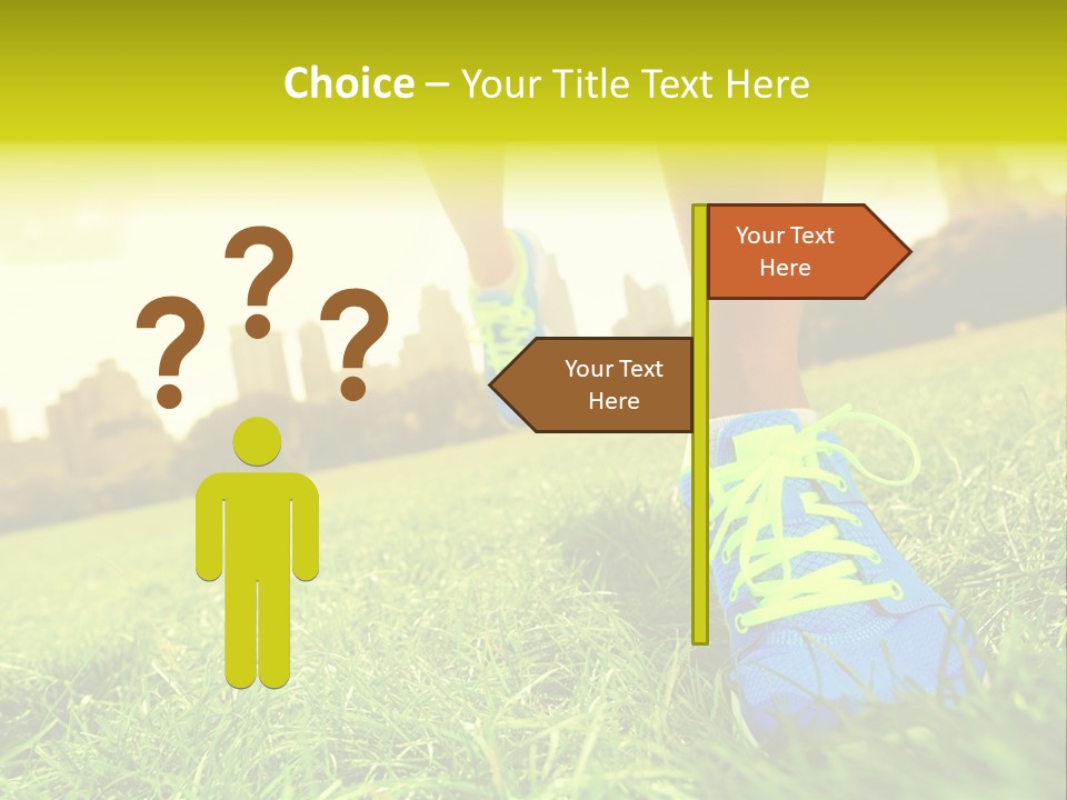 Healthy Girl Sportswear PowerPoint Template