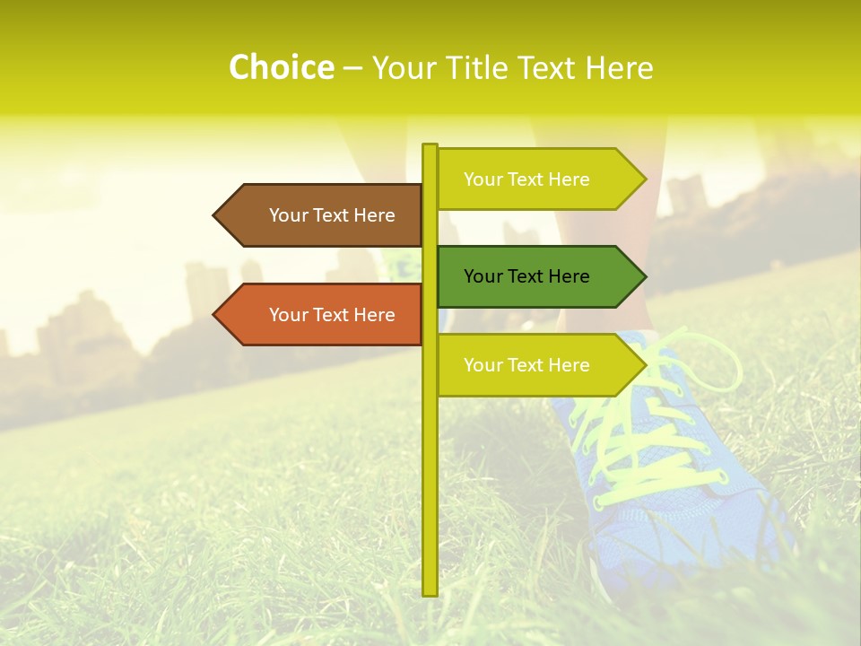 Healthy Girl Sportswear PowerPoint Template