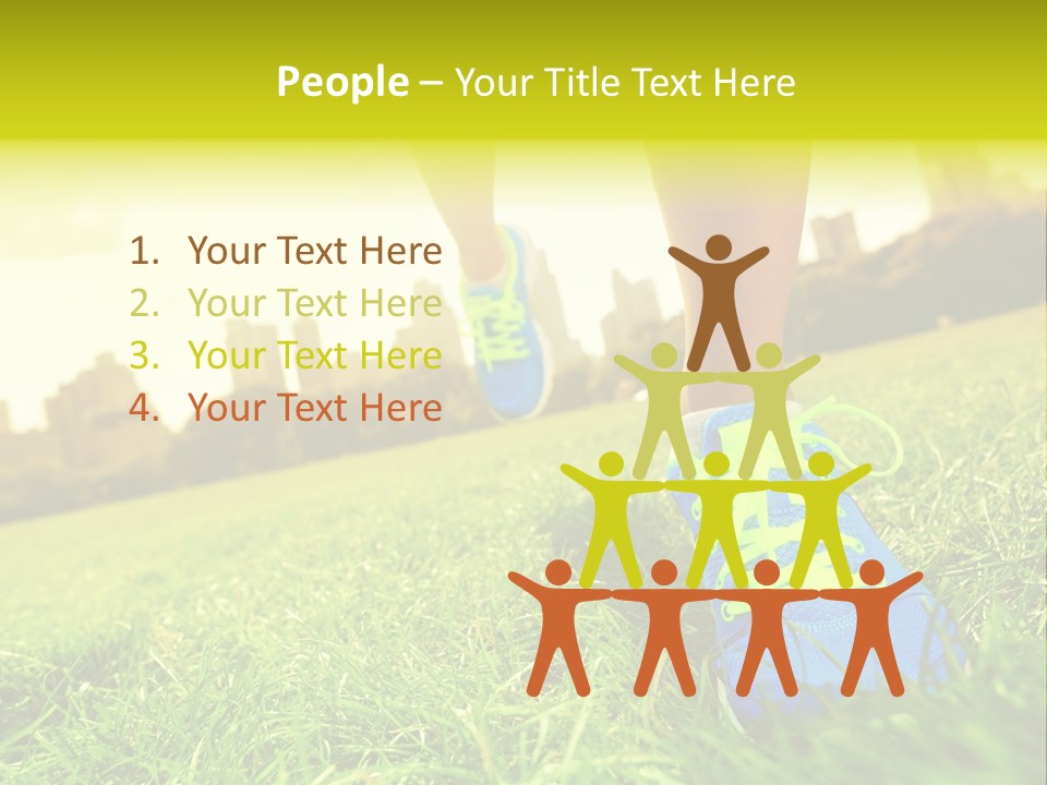 Healthy Girl Sportswear PowerPoint Template