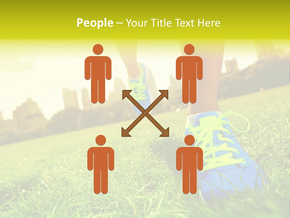 Healthy Girl Sportswear PowerPoint Template