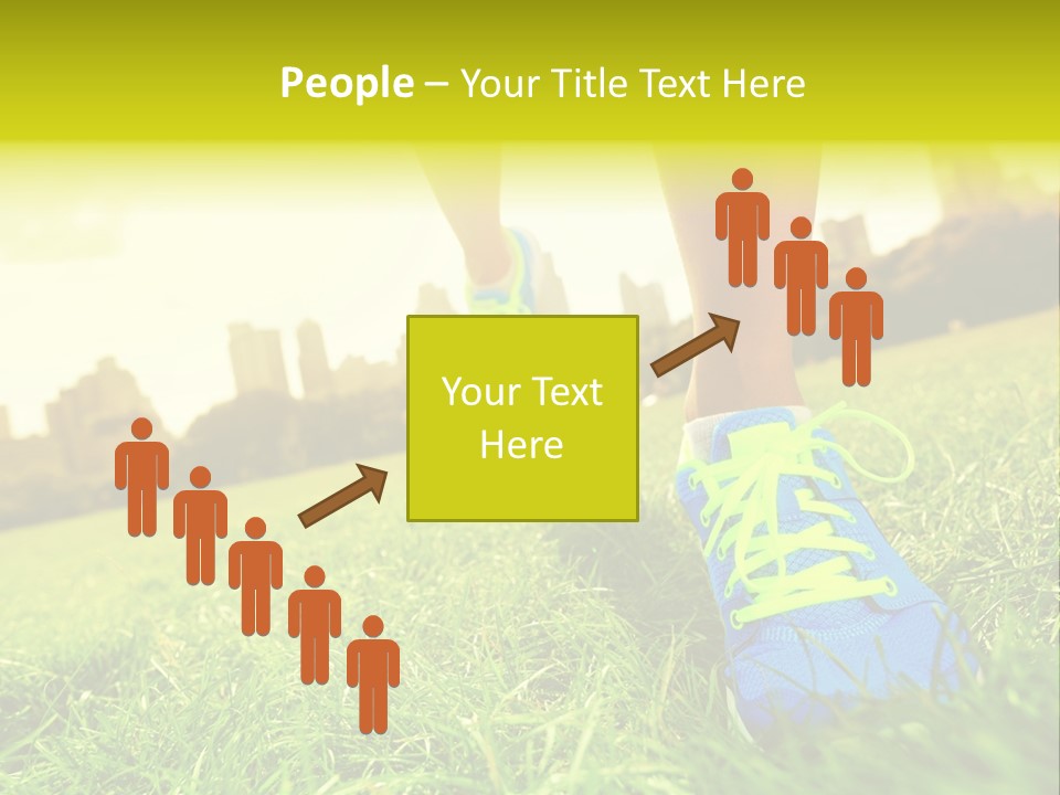 Healthy Girl Sportswear PowerPoint Template