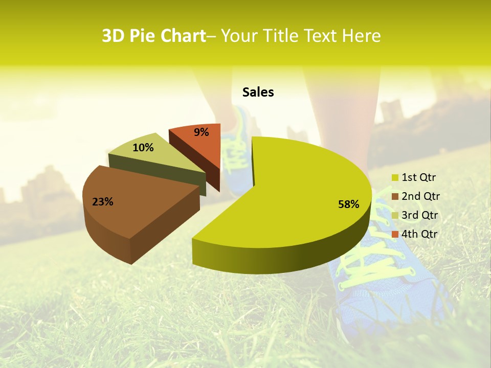 Healthy Girl Sportswear PowerPoint Template