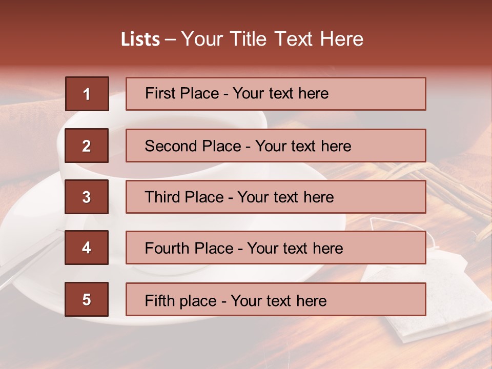 Horizontal Nutritious Hot PowerPoint Template