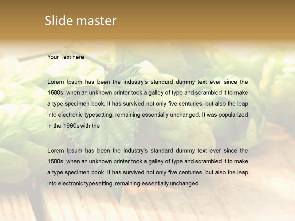 Seasoning World Branch PowerPoint Template