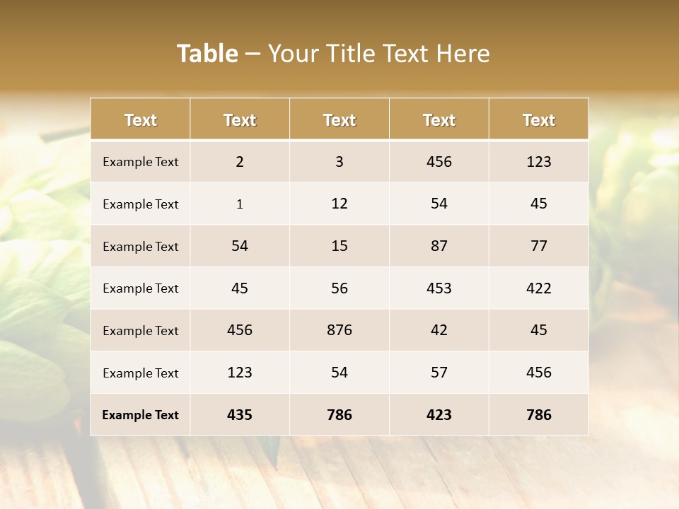 Seasoning World Branch PowerPoint Template