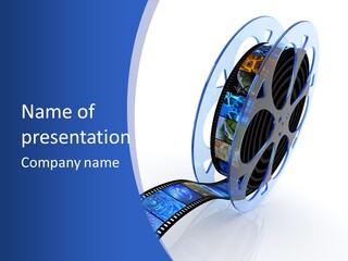 Reel Symbol Video PowerPoint Template