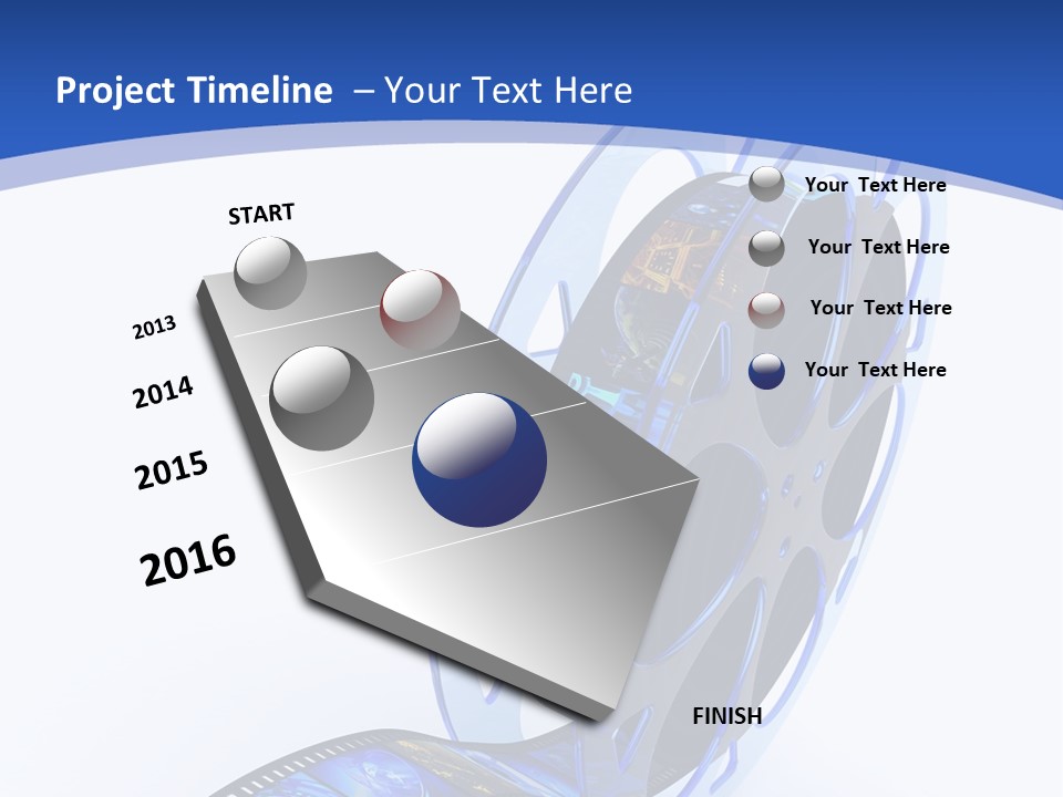 Reel Symbol Video PowerPoint Template