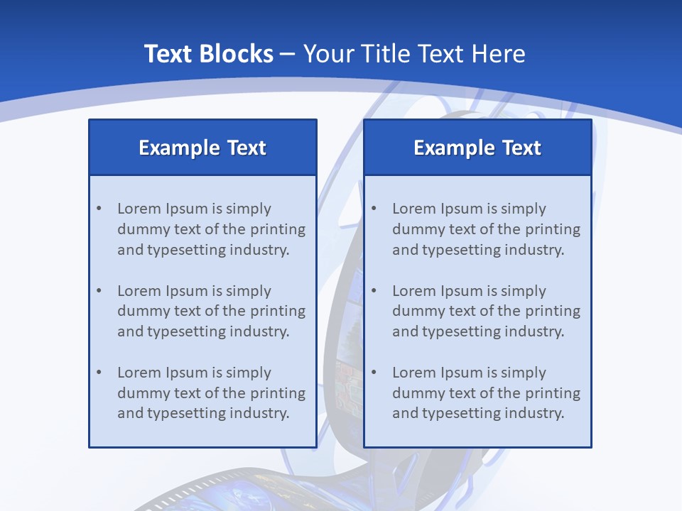 Reel Symbol Video PowerPoint Template