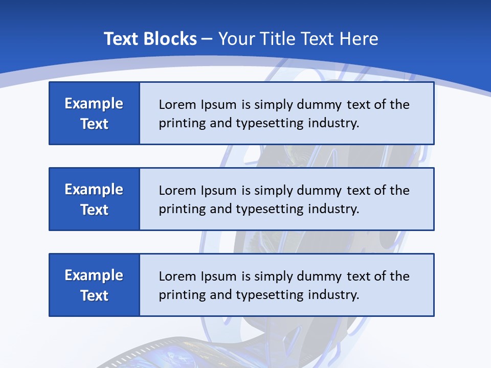 Reel Symbol Video PowerPoint Template