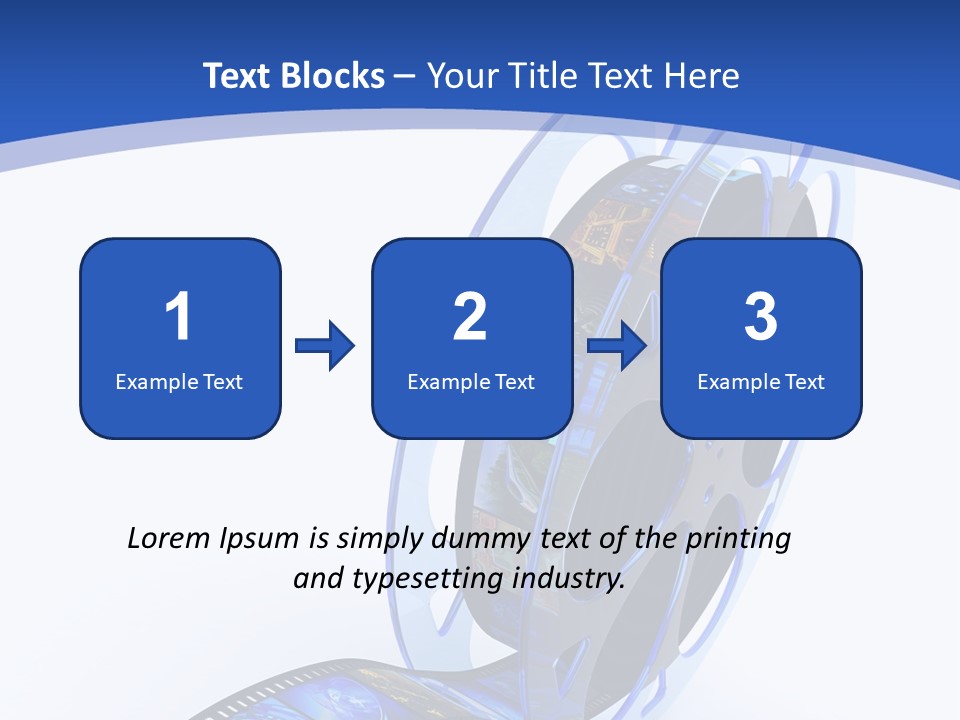 Reel Symbol Video PowerPoint Template