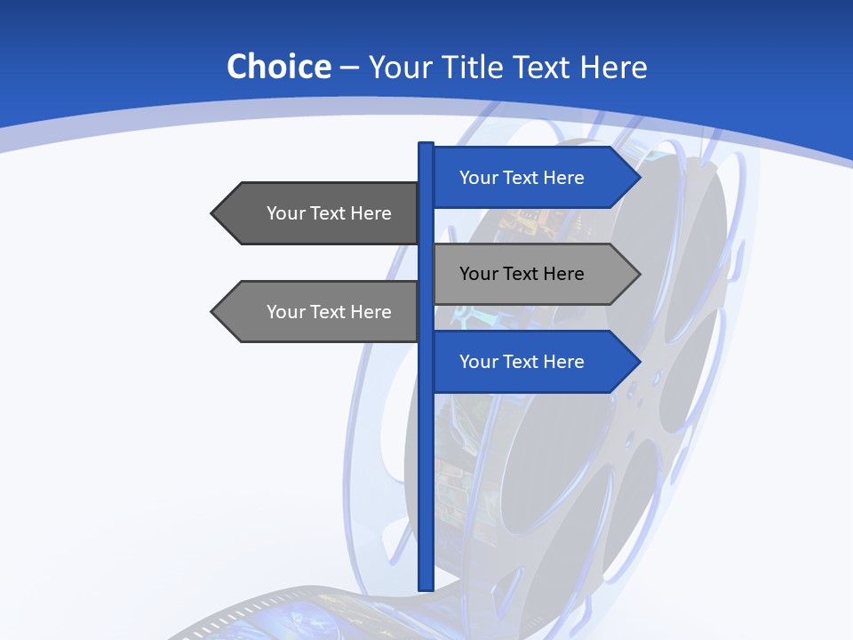 Reel Symbol Video PowerPoint Template