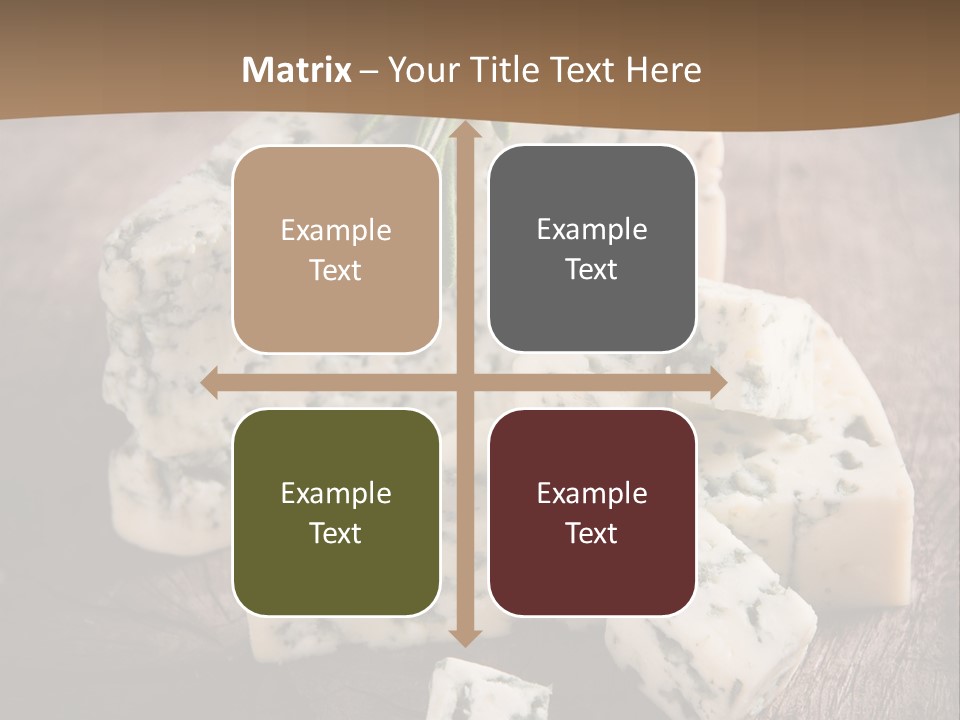 Cheese Gourmet Slice PowerPoint Template