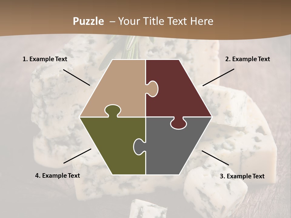 Cheese Gourmet Slice PowerPoint Template