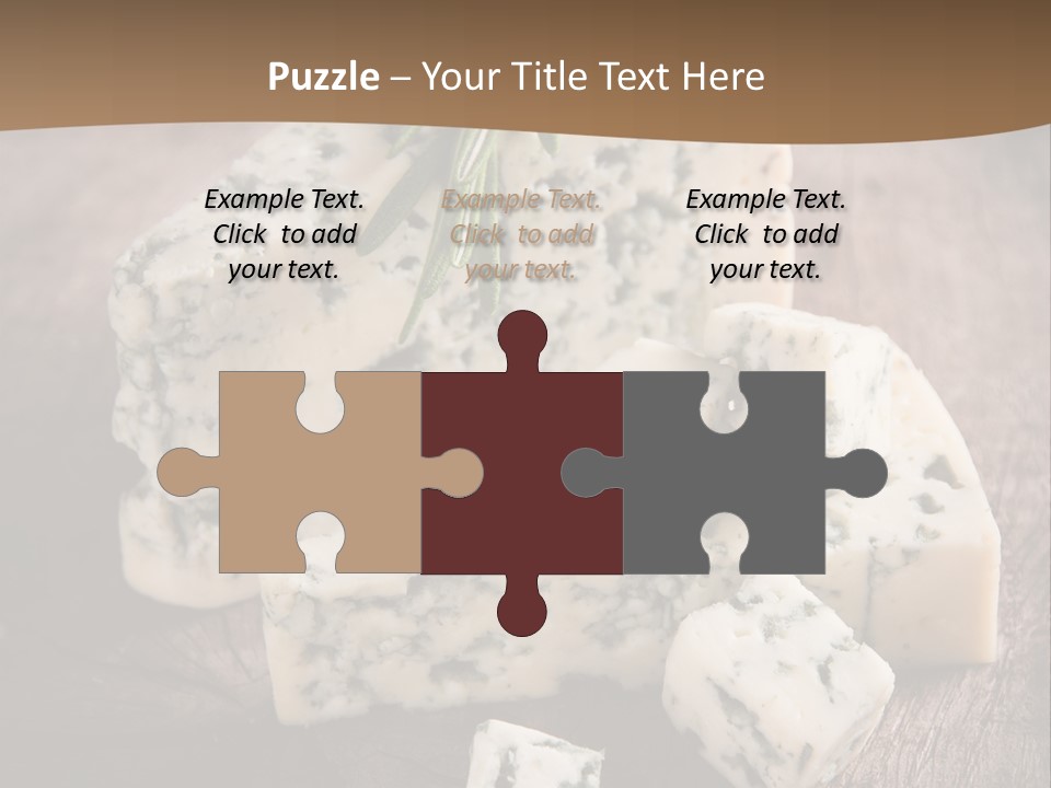 Cheese Gourmet Slice PowerPoint Template