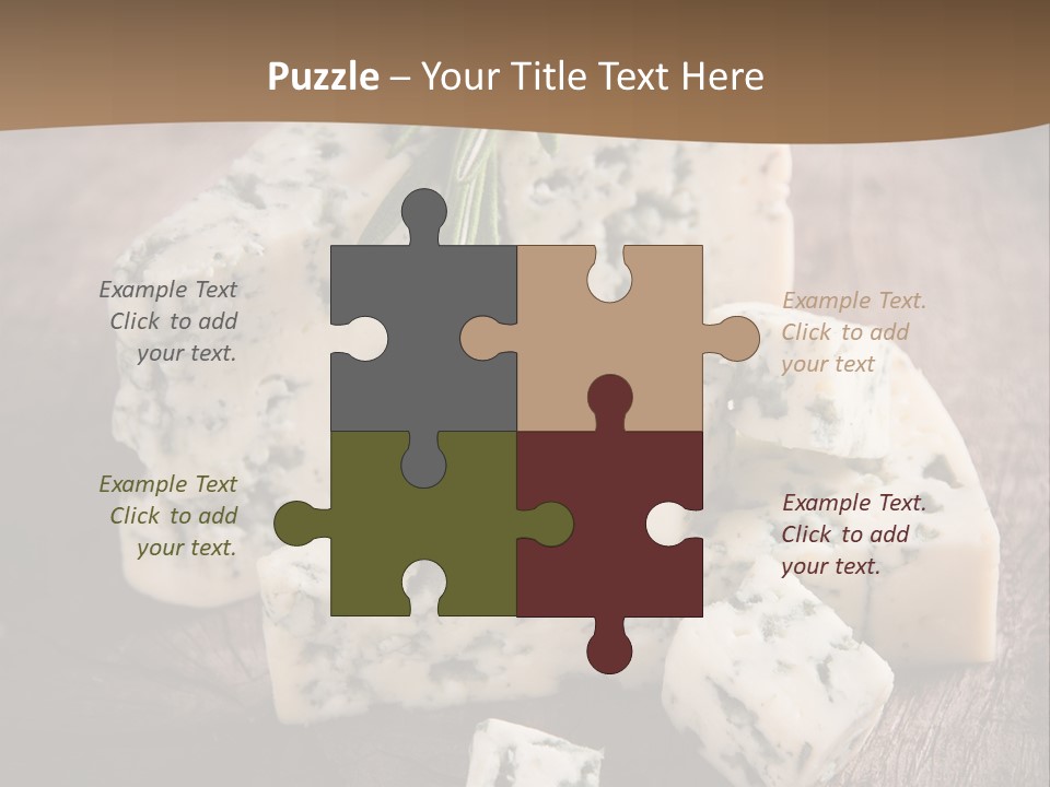 Cheese Gourmet Slice PowerPoint Template