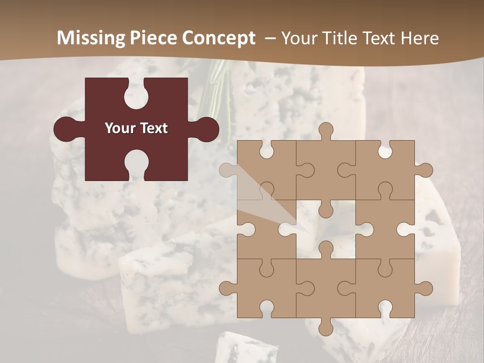 Cheese Gourmet Slice PowerPoint Template