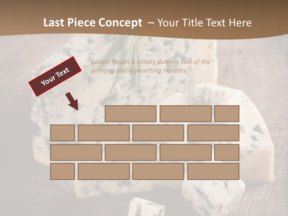 Cheese Gourmet Slice PowerPoint Template