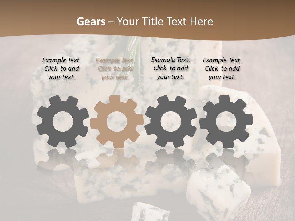 Cheese Gourmet Slice PowerPoint Template