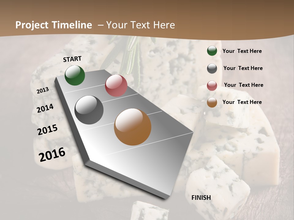Cheese Gourmet Slice PowerPoint Template