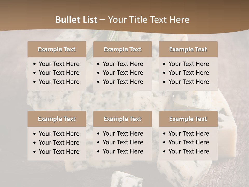 Cheese Gourmet Slice PowerPoint Template