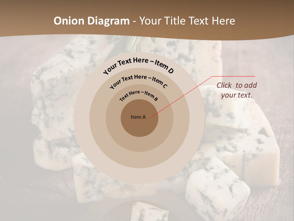 Cheese Gourmet Slice PowerPoint Template